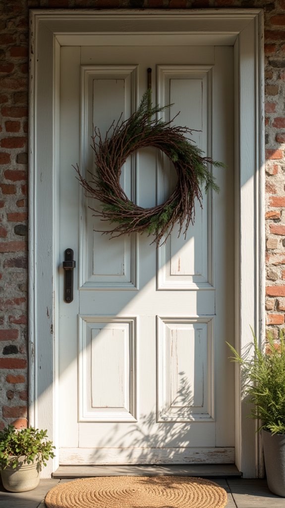 rustic charm twig wreath