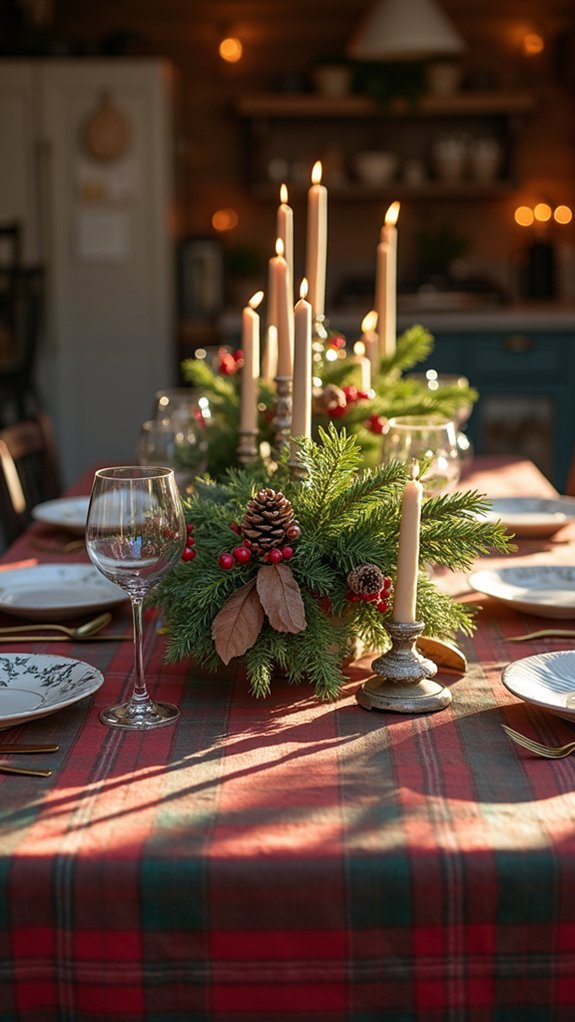 rustic charm with plaid