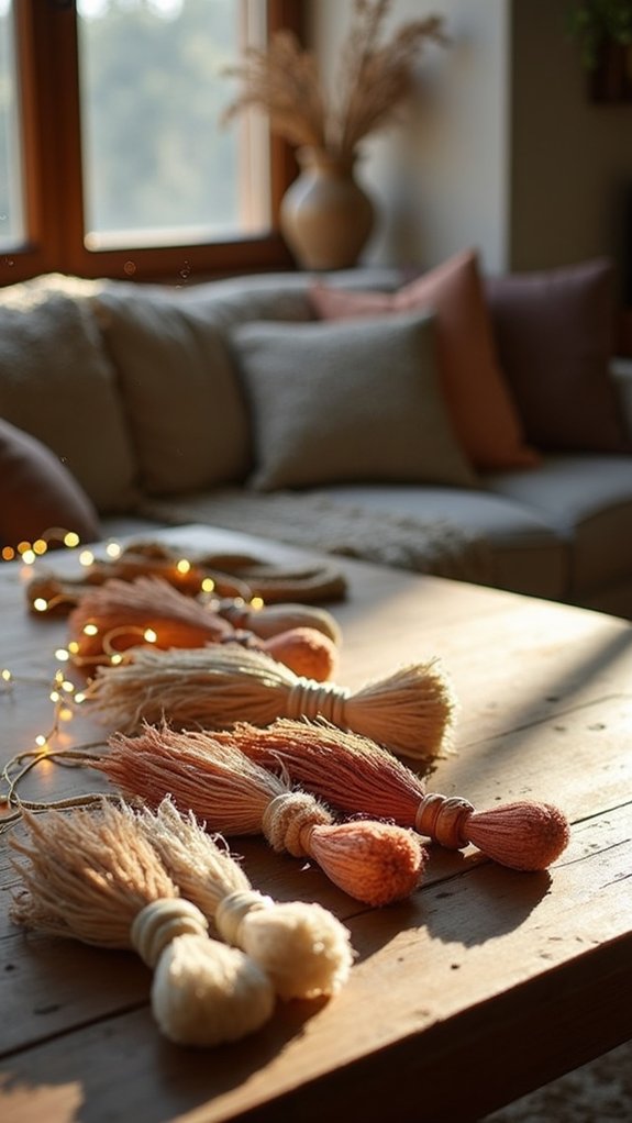 rustic charm with tassels