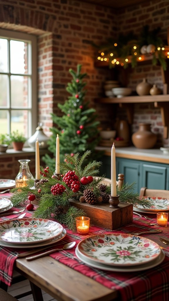 rustic festive holiday decor