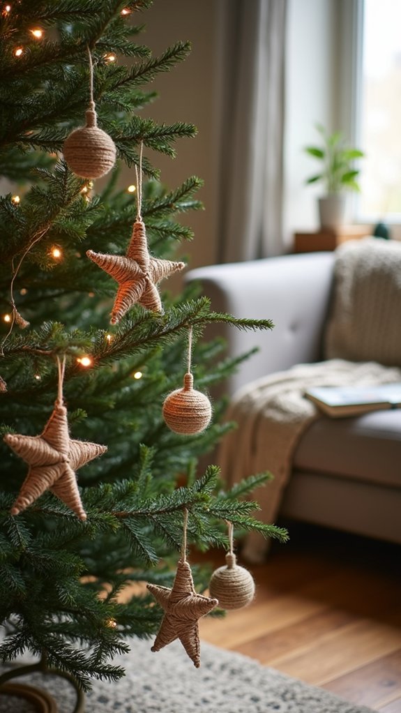 rustic jute twine stars