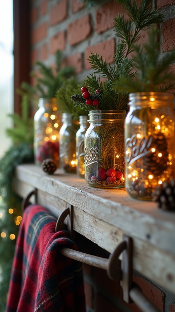 rustic mason jar decor