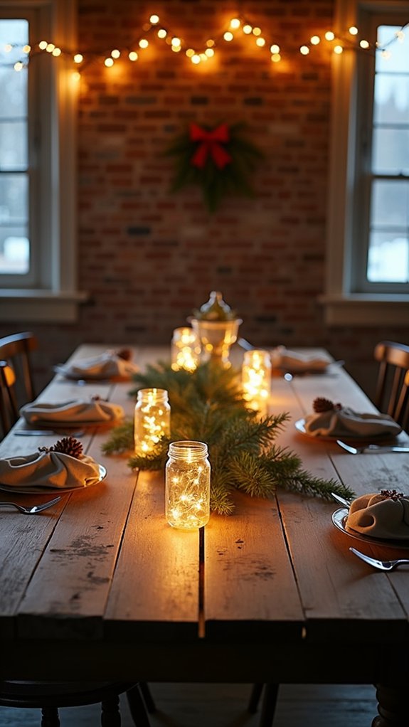 rustic mason jar decor