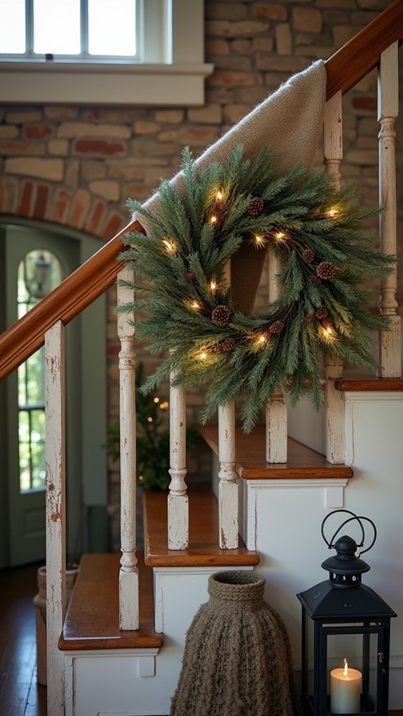 rustic natural elements wreath