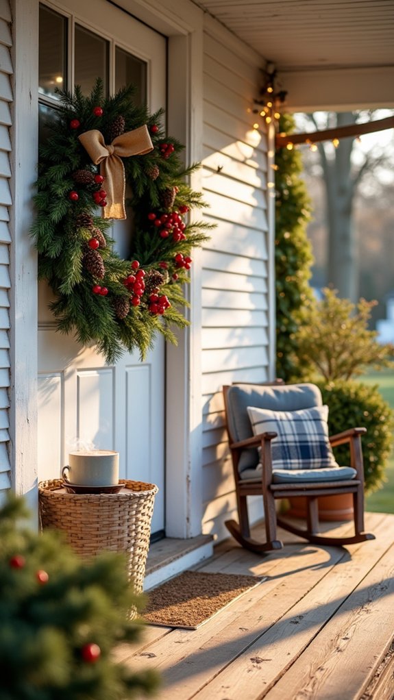 rustic natural elements wreath