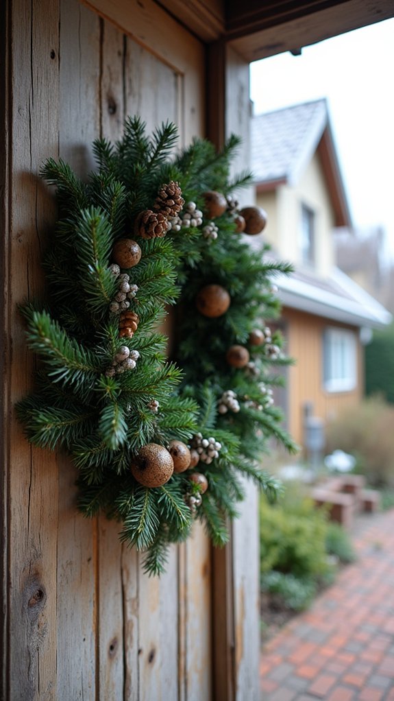 rustic pine and birch