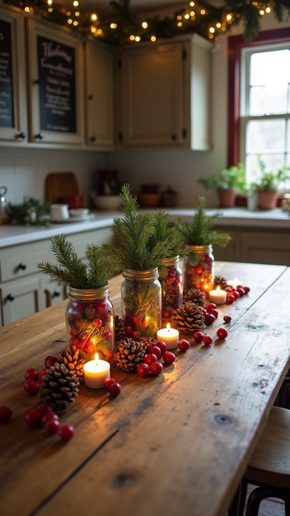 rustic seasonal centerpiece decor