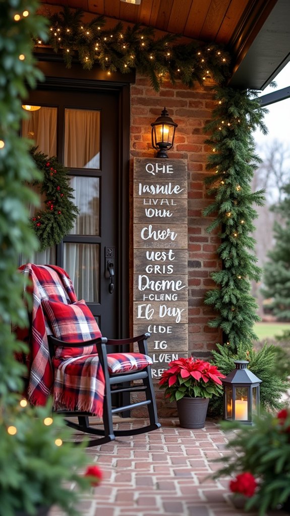 rustic signs for holidays