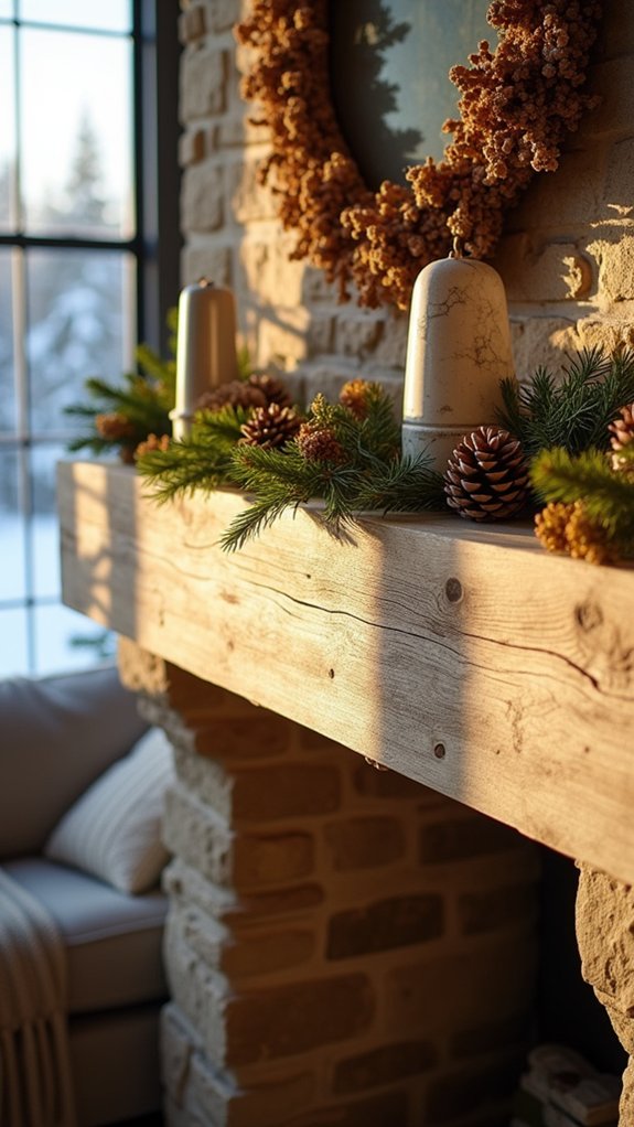 rustic stone and marble