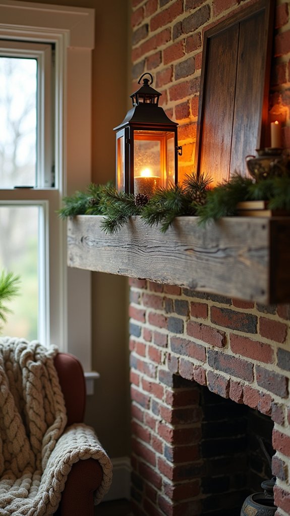 rustic wood holiday decor