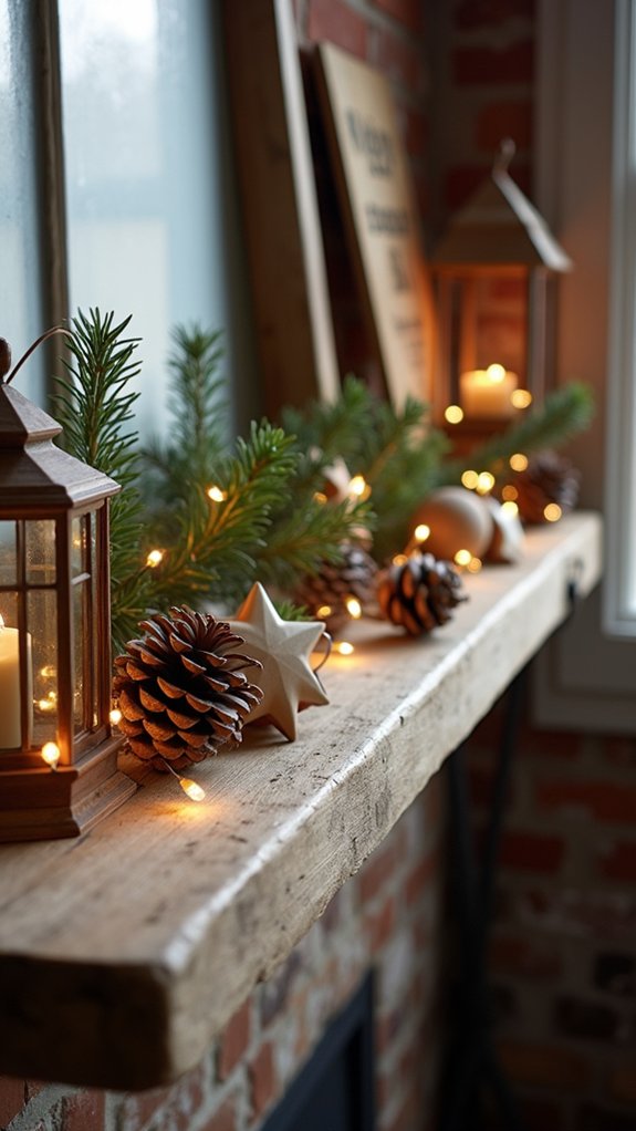 rustic wood holiday decor