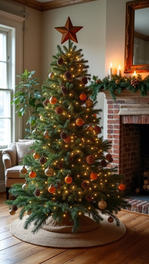 rustic wooden star toppers