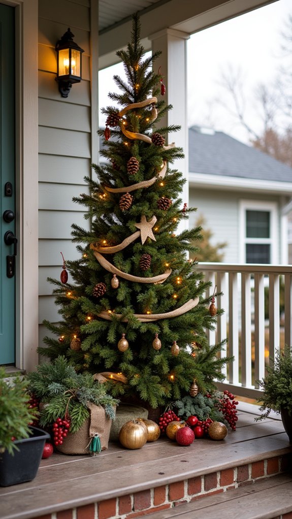 rustic woodland tree decor