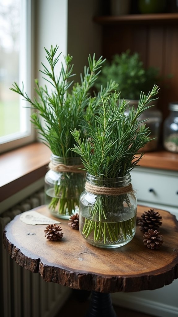 scented pine herb bundles