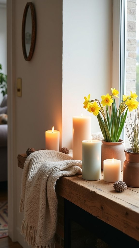 seasonal candle refreshment ritual