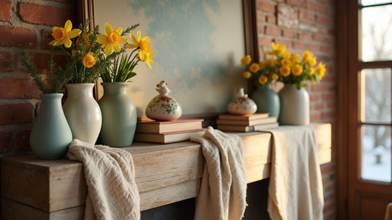 21 Winter-to-Spring Mantle Decor Ideas for a Smooth Seasonal Refresh seasonal mantel decoration ideas