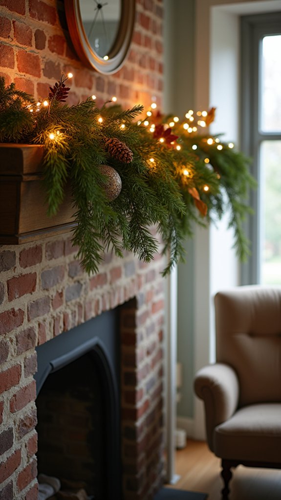 seasonal mantle decoration rotation