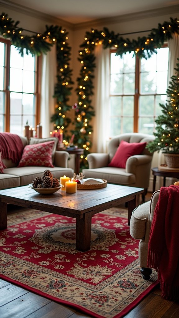 seasonal rugs enhance decor