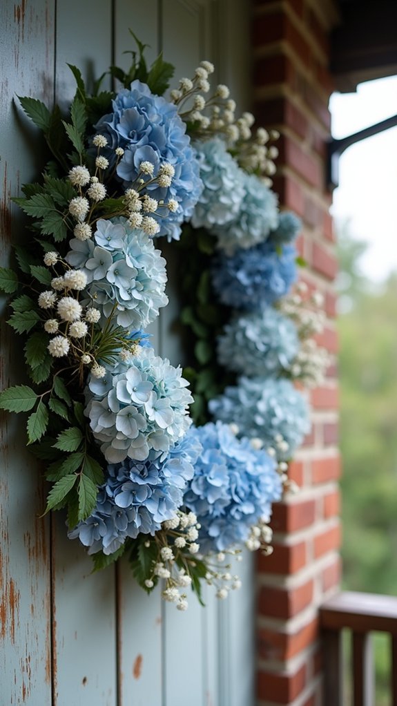 serene blue and white elegance