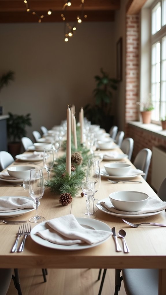 serene scandinavian christmas decor