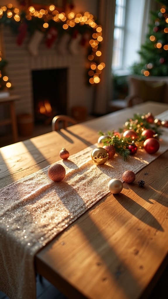 shimmering holiday table elegance