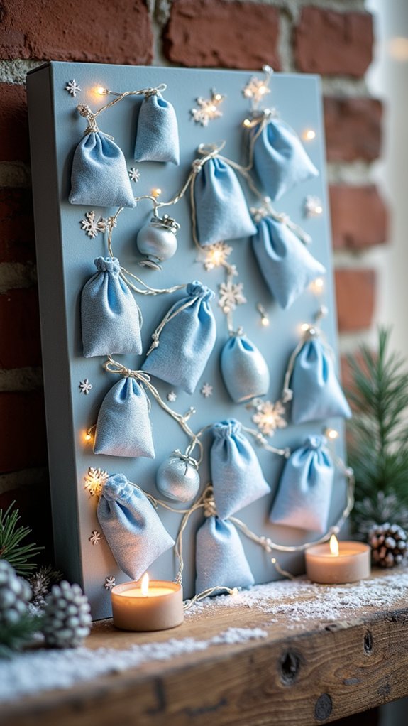 silver and blue surprises