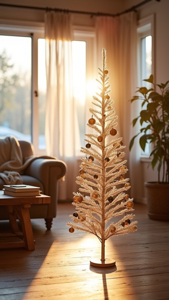 sleek transparent holiday decor