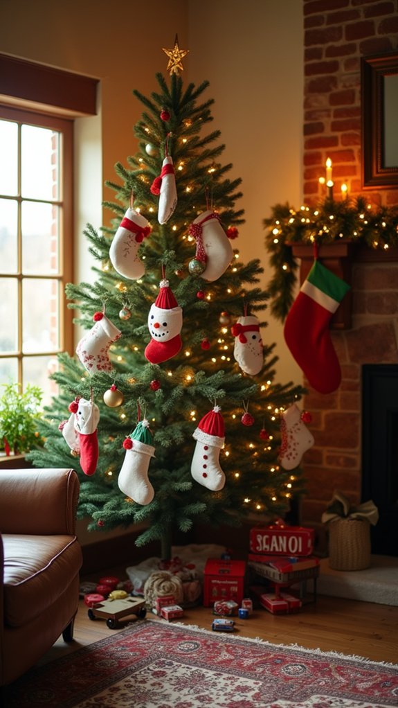 snowman stockings add charm