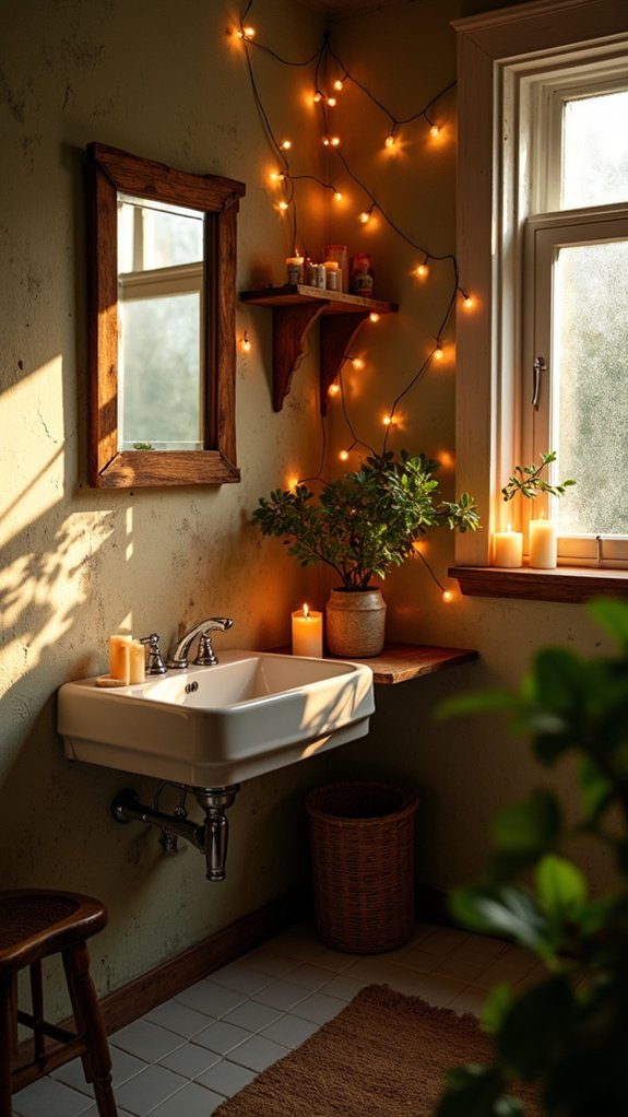 soft glow bathroom lighting