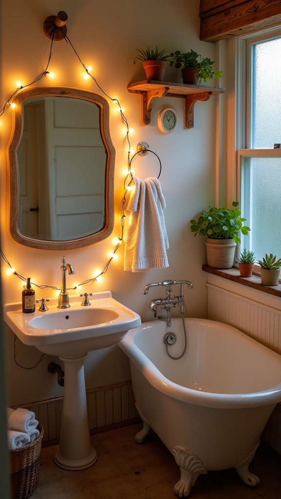 soft glow with lights