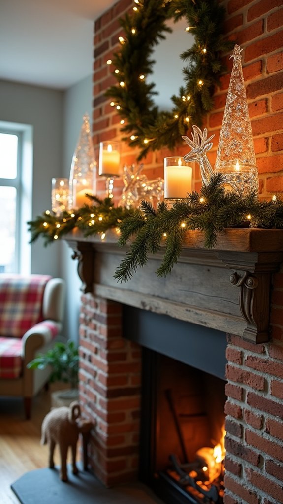 sophisticated crystal holiday decor