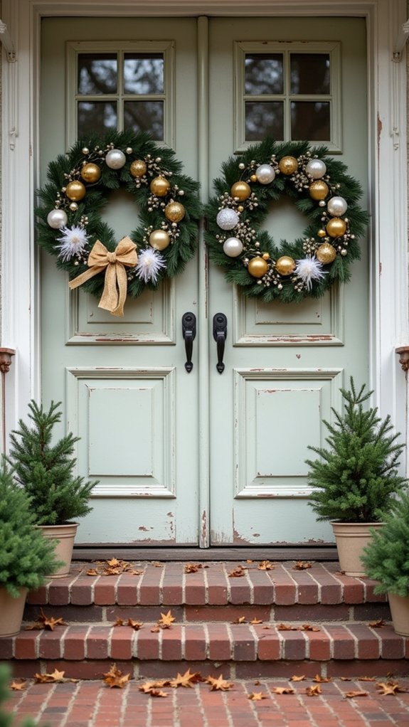 sophisticated gold and white