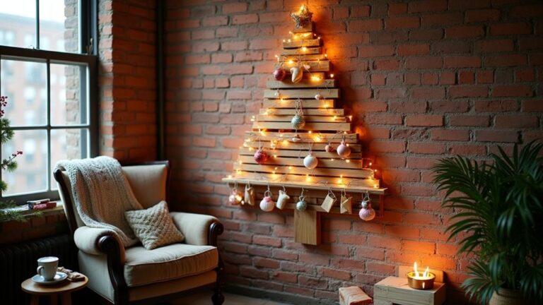 space saving christmas tree ideas