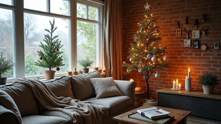 space saving diy christmas trees