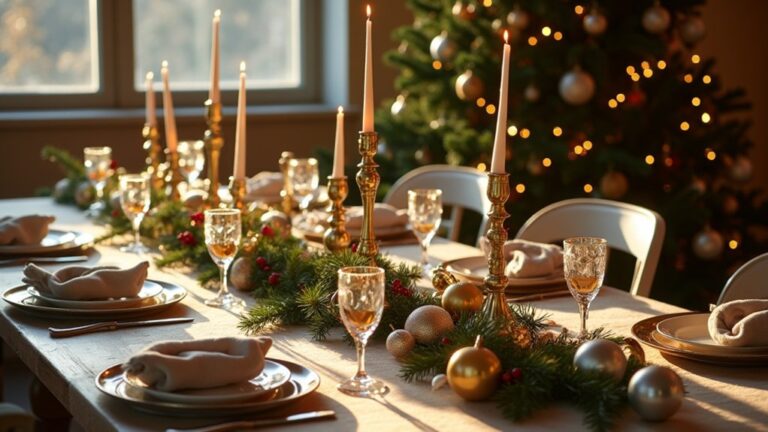 19 Sparkly Christmas Table Ideas That Shine All Night sparkling christmas table decor