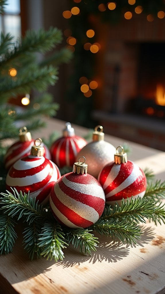 sparkling holiday candy canes