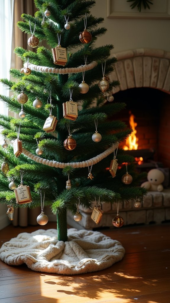 spellbook ornaments for christmas