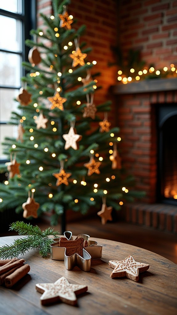 star shaped cookie cutter ornaments
