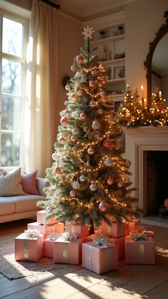 starry night themed holiday decorations