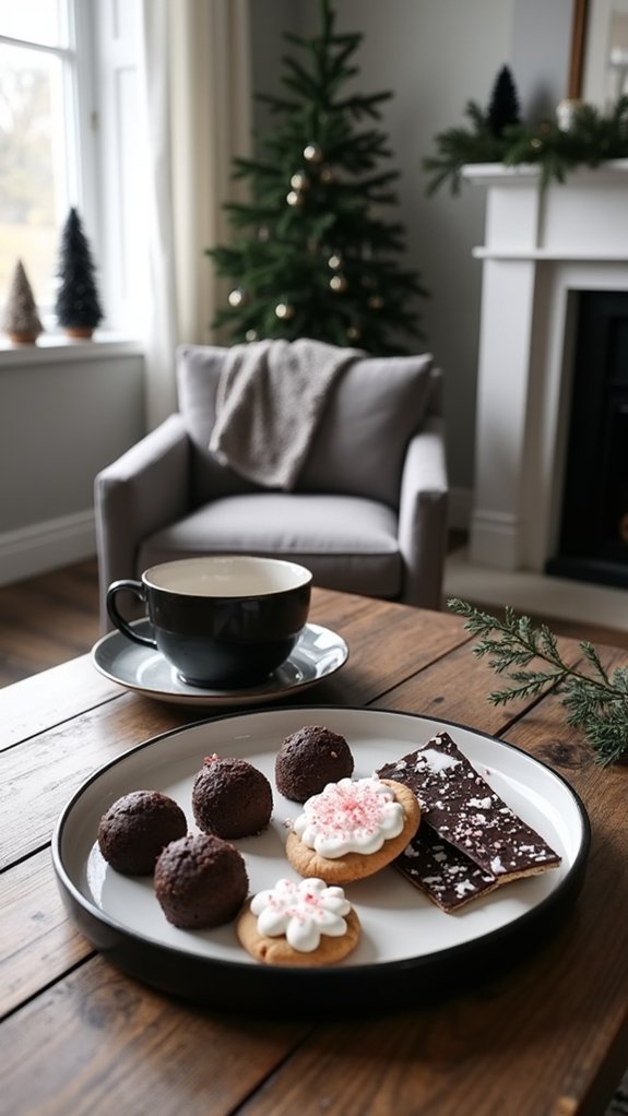 stylish holiday serving trays