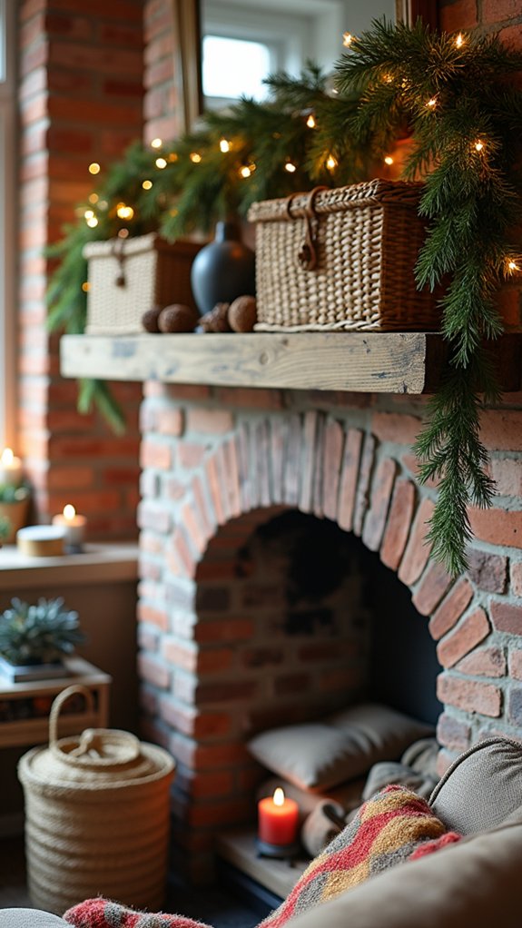 stylish mantel storage solutions