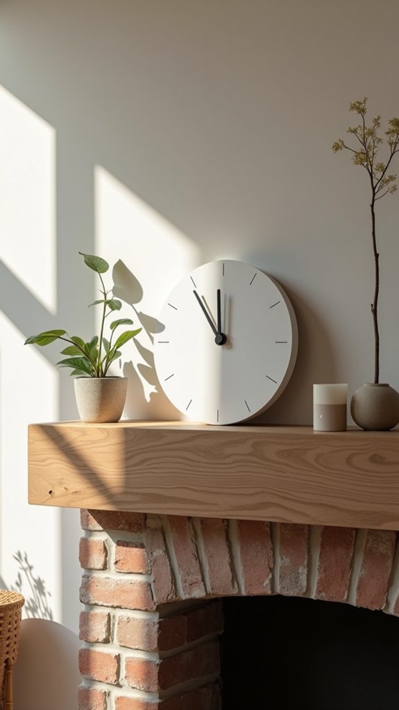 stylish minimalist clock decor
