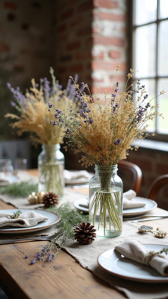 sustainable holiday flower arrangements