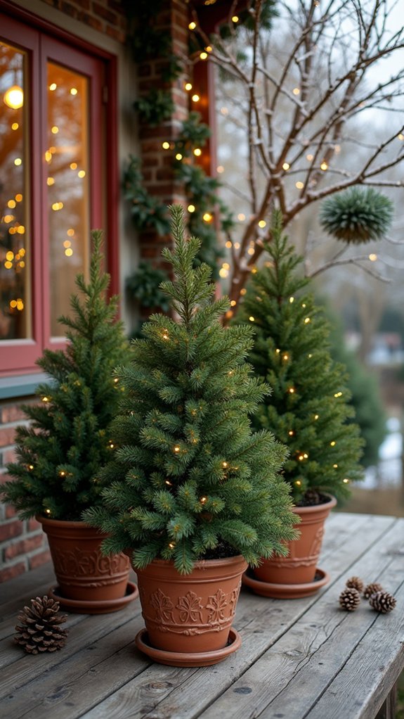 sustainable living christmas trees