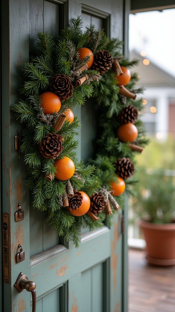 sustainable wreaths from recyclables