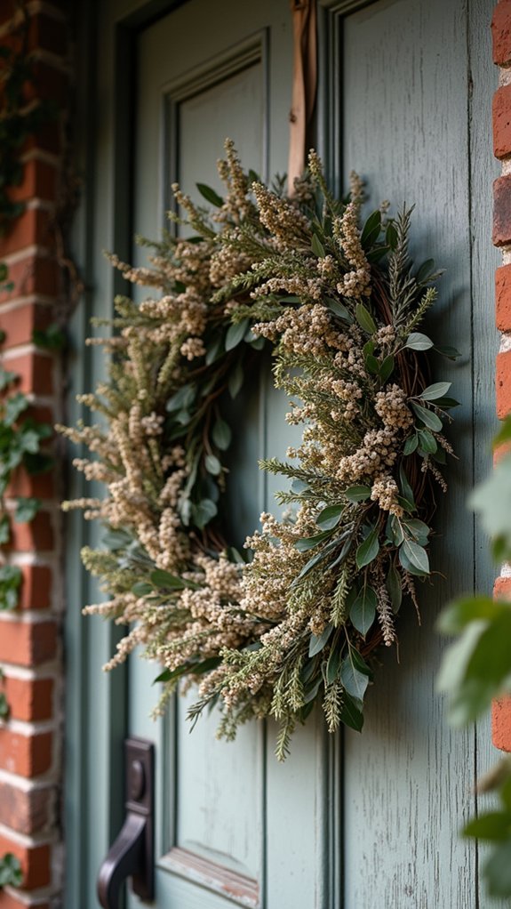 textured dried herbs contrast