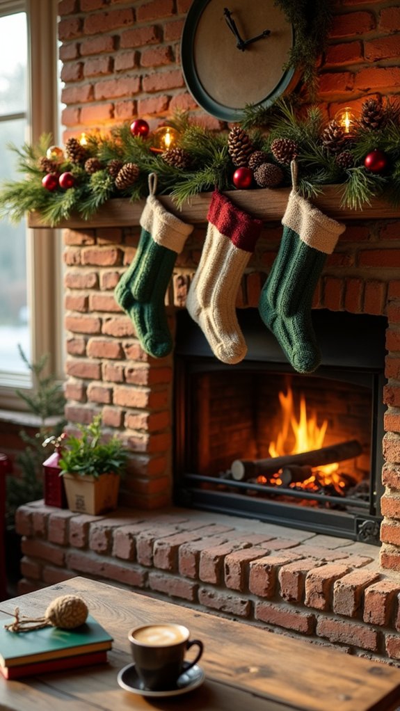 themed fireplace color schemes