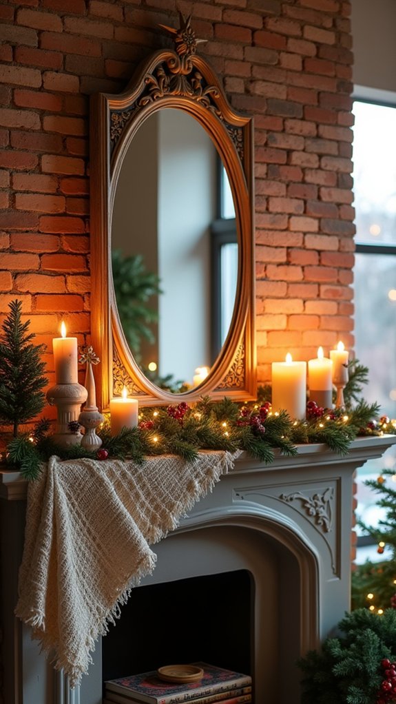 themed mirror holiday decorations