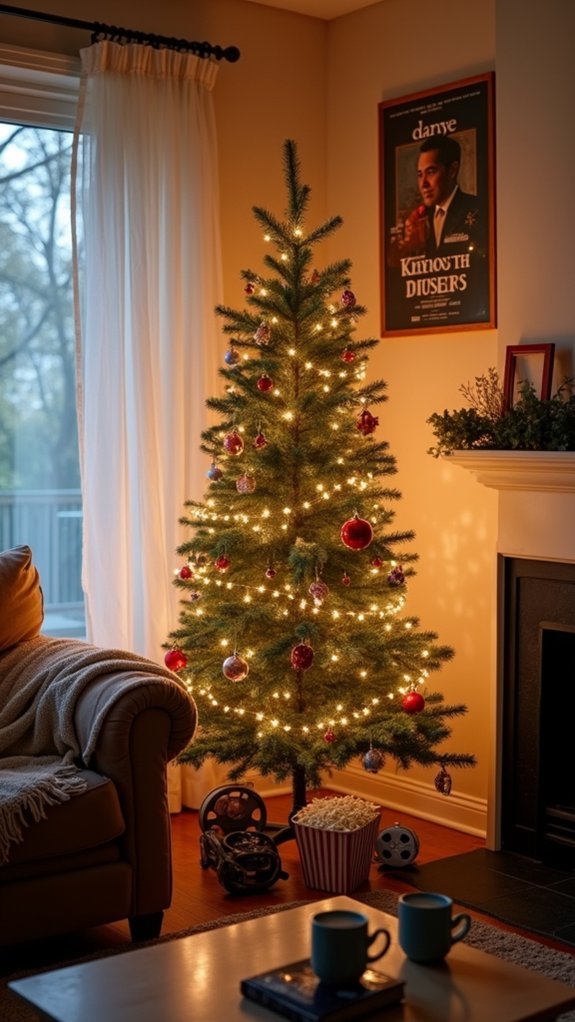 themed movie night decor