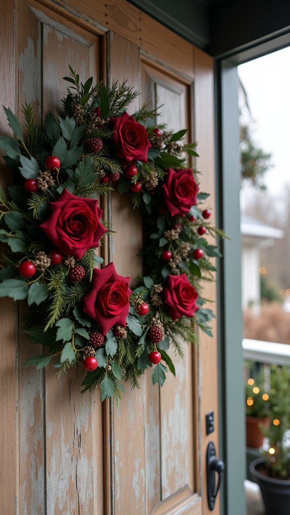 timeless festive wreath elegance